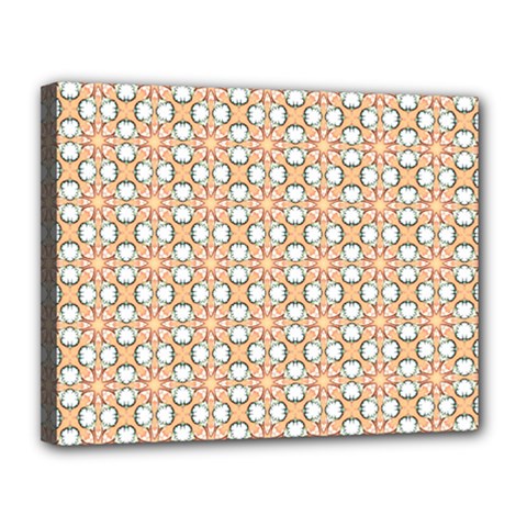 Cute Pretty Elegant Pattern Canvas 14  X 11  (framed) by GardenOfOphir