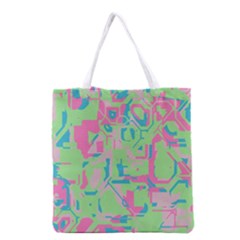 Pastel Chaos Grocery Tote Bag by LalyLauraFLM