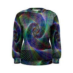 Psychedelic Spiral Women s Sweatshirt by StuffOrSomething