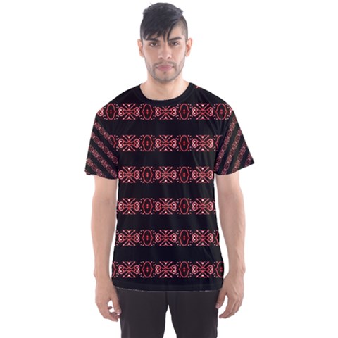 Tribal Ornate Print Men s Sport Mesh Tee by dflcprintsclothing