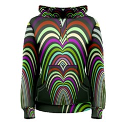 Symmetric Waves Pullover Hoodie by LalyLauraFLM