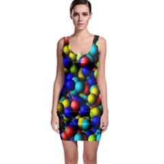 Colorful Balls Bodycon Dress by LalyLauraFLM