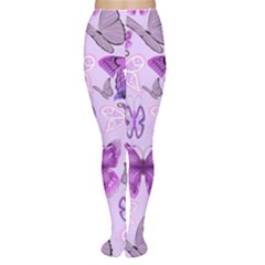 Purple Awareness Butterflies Tights by FunWithFibro