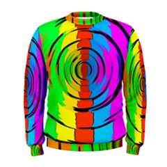 Rainbow Test Pattern Men s Sweatshirt by StuffOrSomething