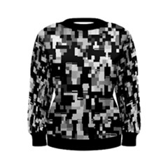 Background Noise In Black & White Women s Sweatshirt by StuffOrSomething