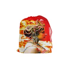 Mata Hari Drawstring Pouch (medium) by icarusismartdesigns