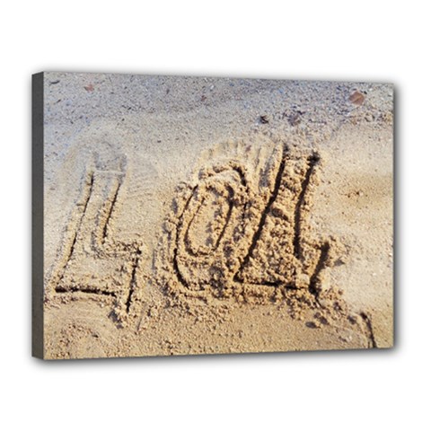 Lol Canvas 16  X 12  (framed) by yoursparklingshop
