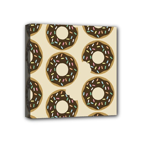 Donuts Mini Canvas 4  X 4  (framed) by Kathrinlegg