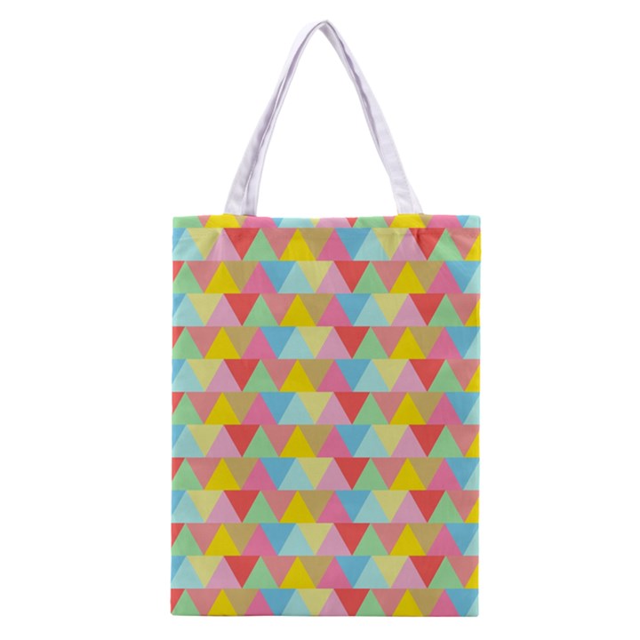 Triangle Pattern Classic Tote Bag