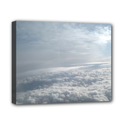 Sky Plane View Canvas 10  X 8  (framed)