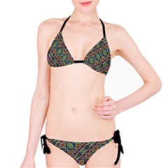 Colorful Tribal Geometric Print Bikini by dflcprintsclothing