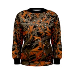 Intricate Abstract Print Women s Sweatshirt