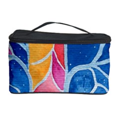 Yellow Blue Pink Abstract  Cosmetic Storage Case