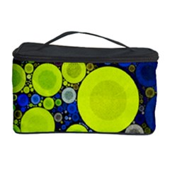 Polka Dot Retro Pattern Cosmetic Storage Case by OCDesignss