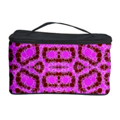 Florescent Pink Animal Print  Cosmetic Storage Case