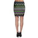 Chevrons and distorted stripes Bodycon Skirt View2