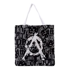 Anarchy Grocery Tote Bag by ArtistRoseanneJones