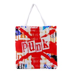 Punk Union Jack Grocery Tote Bag