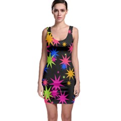 Colorful Stars Pattern Bodycon Dress by LalyLauraFLM