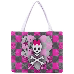 Princess Skull Heart Tiny Tote Bag