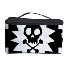 Goth Punk Skull Checkers Cosmetic Storage Case by ArtistRoseanneJones