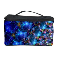 Blue Sunrise Fractal Cosmetic Storage Case