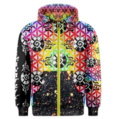 Shamanatrix Galactic Flower * Men s Zip Up Hoodie by Shamanatrix