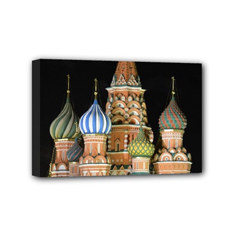Saint Basil s Cathedral  Mini Canvas 6  X 4  (framed) by anstey