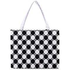 Black And White Polka Dots Tiny Tote Bag