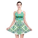 Green Pattern 2 Reversible Skater Dress View1