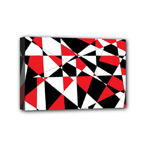 Shattered Life Tricolor Mini Canvas 6  X 4  (framed) by StuffOrSomething