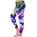 Officially Sexy Purple Floating Hearts Collection Winter Leggings View2