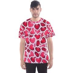 Candy Hearts Men s Sport Mesh Tee