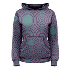 Concentric Circles Pattern Pullover Hoodie by LalyLauraFLM