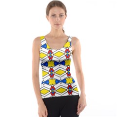 Colorful Rhombus Chains Tank Top