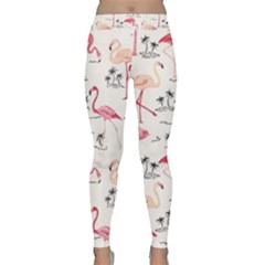 Flamingo Pattern Yoga Leggings