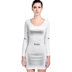 Dream Of Salvador Dali Long Sleeve Bodycon Dresses by icarusismartdesigns