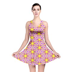Cute Pretty Elegant Pattern Reversible Skater Dresses by GardenOfOphir