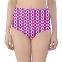 Cute Pretty Elegant Pattern High-waist Bikini Bottoms by GardenOfOphir