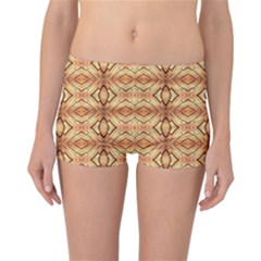 Faux Animal Print Pattern Reversible Boyleg Bikini Bottoms by GardenOfOphir