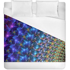 Blue Sunrise Fractal Duvet Cover Single Side (KingSize)