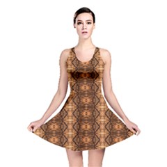 Faux Animal Print Pattern Reversible Skater Dresses by GardenOfOphir