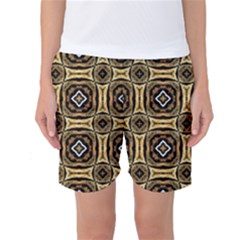 Faux Animal Print Pattern Women s Basketball Shorts by GardenOfOphir