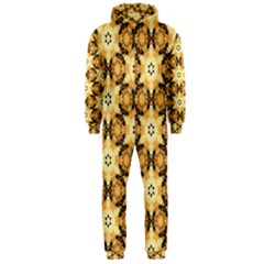 Faux Animal Print Pattern Hooded Jumpsuit (men)  by GardenOfOphir