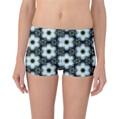 Faux Animal Print Pattern Boyleg Bikini Bottoms