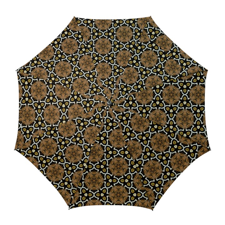 Faux Animal Print Pattern Golf Umbrellas