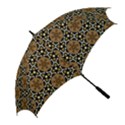 Faux Animal Print Pattern Golf Umbrellas View2