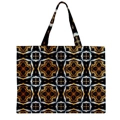 Faux Animal Print Pattern Zipper Tiny Tote Bags