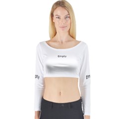 Banks Of The Seine Kpa Long Sleeve Crop Top