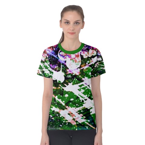 Officially Sexy Floating Hearts Collection Green Short Sleeve T-shirt by OfficiallySexy